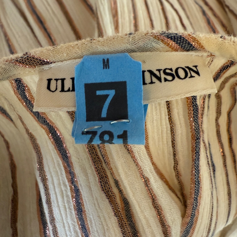Ulla Johnson Zaria Elegant Striped Dress - Picture 7 of 8